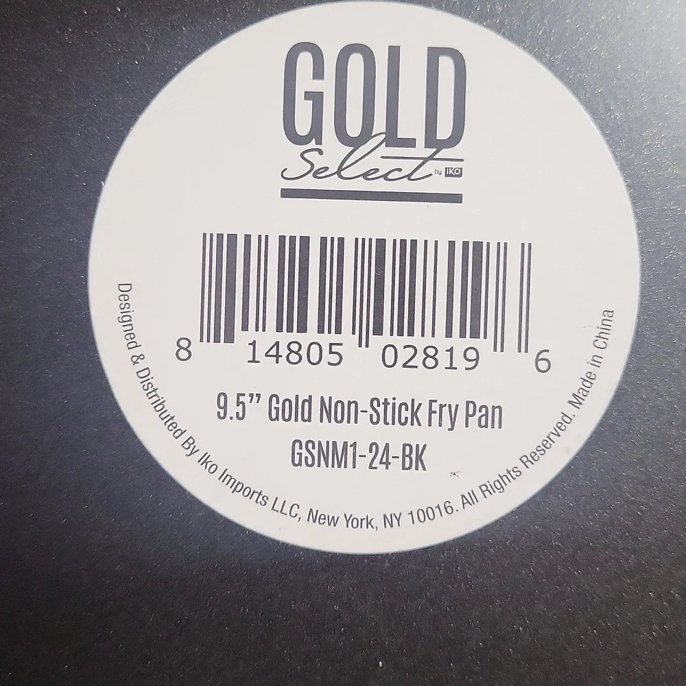 Gold select this frying